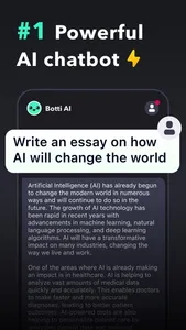 Botti AI - Chatbot Assistant screenshot 1