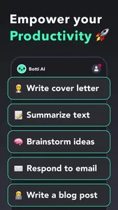 Botti AI - Chatbot Assistant screenshot 4