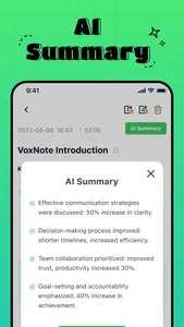 VoxNote - AI Speech to text screenshot 1