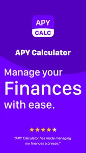 APY - Annual Yield Calculator screenshot 0