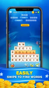 Word Swipe Beach : Search Game screenshot 0