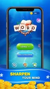 Word Swipe Beach : Search Game screenshot 1