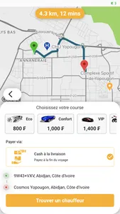 Yewo-Taxi, VTC screenshot 3