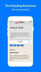 Text Zipym Reading Extension screenshot 1