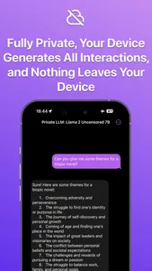 Private LLM screenshot 1
