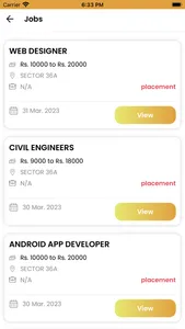 PBTECH PLACEMENTS screenshot 1