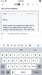 Roger: Email for Managers screenshot 2