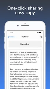 Essay Ease - AI Writing screenshot 2