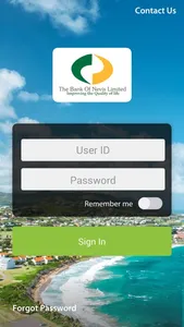 Bank of Nevis Mobibanking screenshot 0