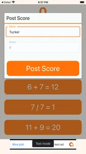 badMath screenshot 2