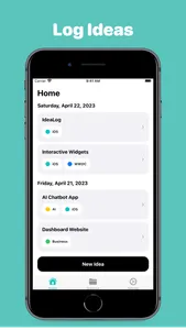 IdeaLog - Track & Sort Ideas screenshot 0