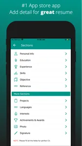 Resume Maker · screenshot 1