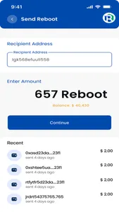 Reboot Wallet screenshot 2