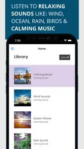 Relaxing Sounds Sleep & Focus screenshot 1