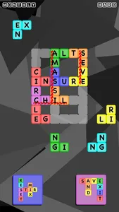 Grid Words: Logical letters screenshot 2