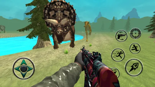 Real Dinosaur Shooting Games screenshot 0