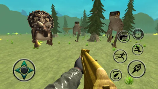 Real Dinosaur Shooting Games screenshot 2