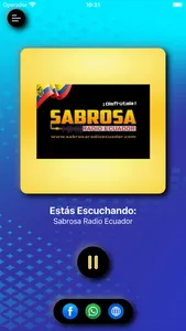 Sabrosa Radio Ecuador screenshot 1