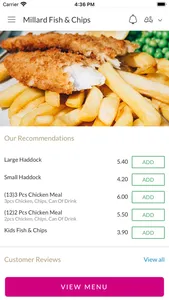 Millard Fish & Chips. screenshot 1