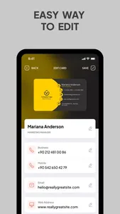 Lines - Business Card Scanner screenshot 1