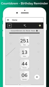 Countdown + Birthday Reminder screenshot 0