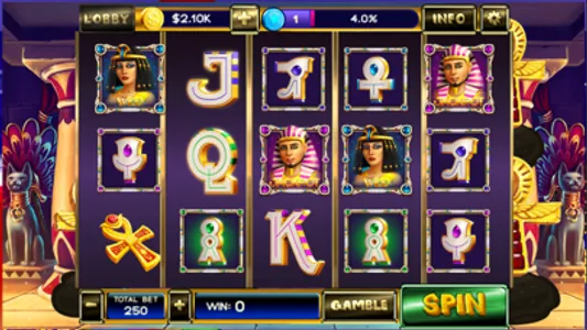 Epic Egyptian casino screenshot 0