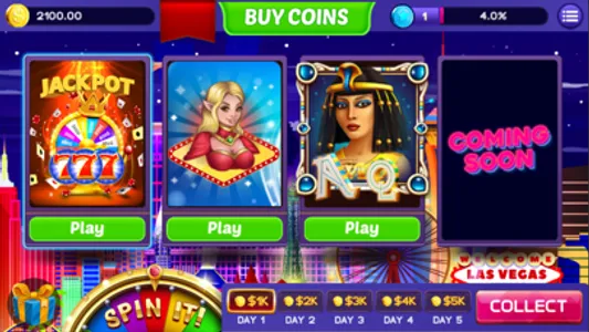 Epic Egyptian casino screenshot 1