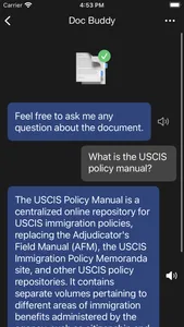 Citizenly: Immigration AI screenshot 1