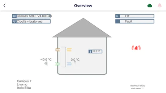 Climatix smartHMI screenshot 1