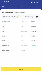 COPDMeter screenshot 2