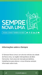 Jornal Sempre Nova Lima screenshot 2