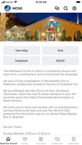 Matthews Church of God screenshot 0