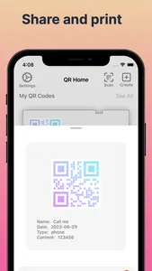 QR Code Maker and Scanner screenshot 1