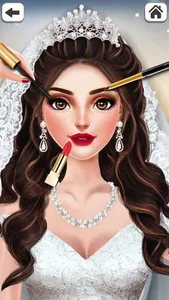 DIY Wedding Dress up Girl Game screenshot 2