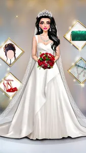 DIY Wedding Dress up Girl Game screenshot 4