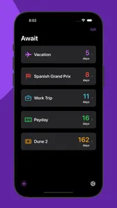 Await: Countdown App & Widgets screenshot 4