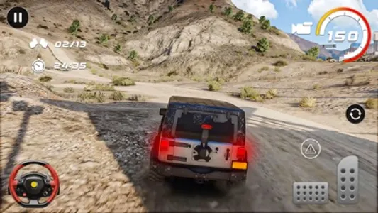 Offroad 4x4 Jeep Driving Game screenshot 2