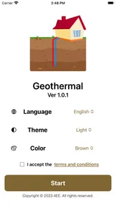 Geothermal Calculator screenshot 0