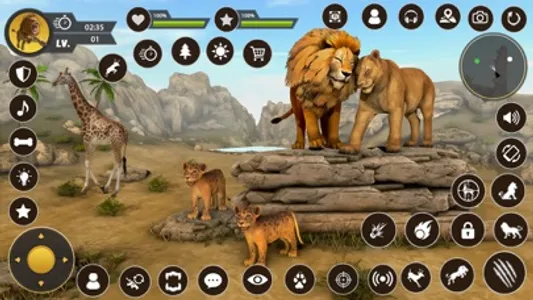 Real Lion Games Animal Life screenshot 2