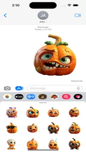 Jack-O-Lantern Sticker Pack screenshot 0