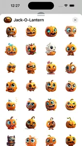 Jack-O-Lantern Sticker Pack screenshot 4