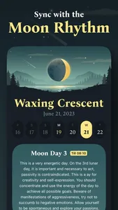 Moonlia: Moon Phases Calendar screenshot 0