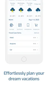 Packrist: Travel Planner screenshot 1