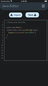 Java Editor - .java Editor screenshot 0