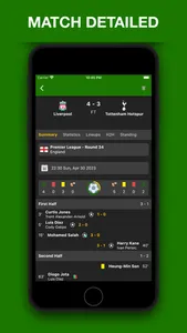 FastScore: Football score app screenshot 2