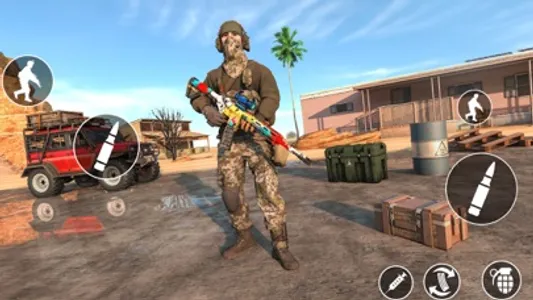 Real Commando Shooting Games screenshot 2