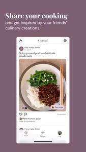 Cereal: Home-cooked social screenshot 0