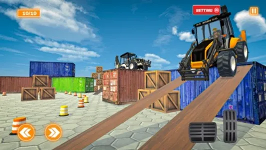 Heavy Excavator Parking Game screenshot 1