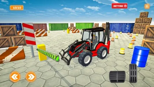 Heavy Excavator Parking Game screenshot 2