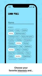 GoodVibesApp screenshot 1